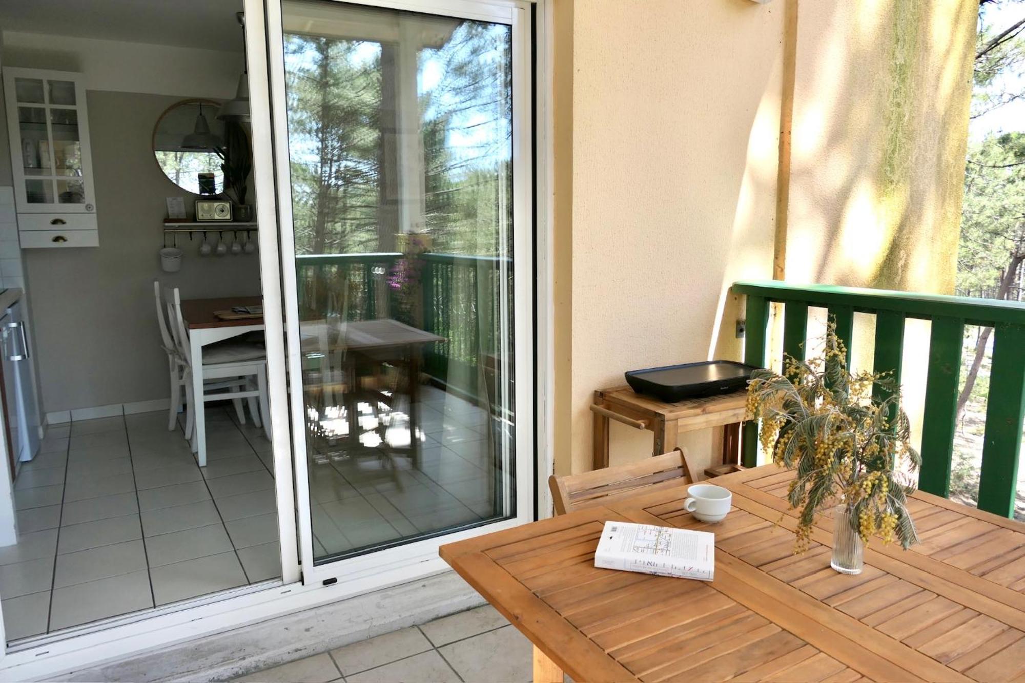 Apt Les Grands Pins, Entre Foret, Lac Et Ocean 卡尔康 外观 照片