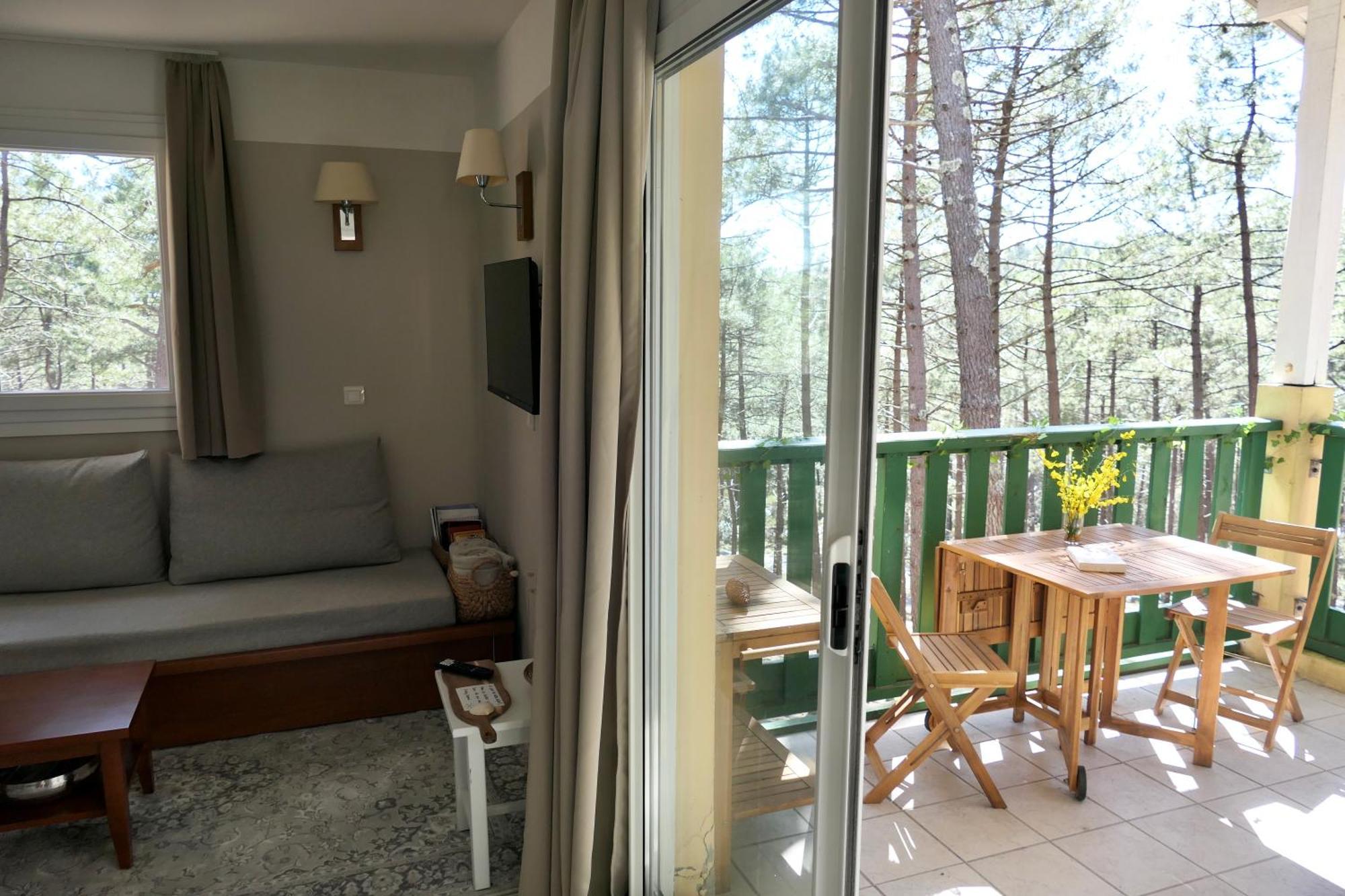 Apt Les Grands Pins, Entre Foret, Lac Et Ocean 卡尔康 外观 照片